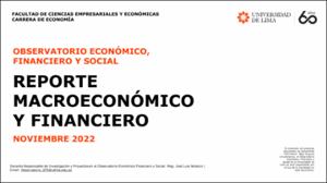 Reporte Macroeconómico Y Financiero (noviembre 2022)